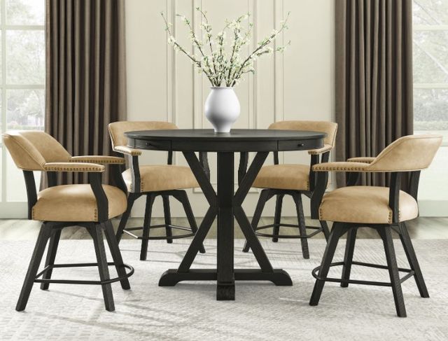 Steve Silver Co. Rylie Black Counter Dining Table-1