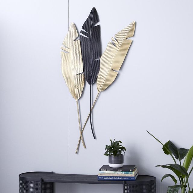 Deco Marche Gold 53" Leaf Wall Decor-3