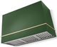 AGA Loge 48" Cornwall Green Wall Mounted Range Hood with Antique Brass Trim-0
