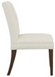 Fairfield® Customizable Entree Dining Concave Short Back Dining Chair with Tobacco Legs and Buttons-2