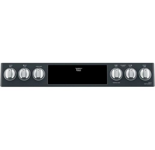 Café™ 30" Matte Black Slide-In Electric Range-2