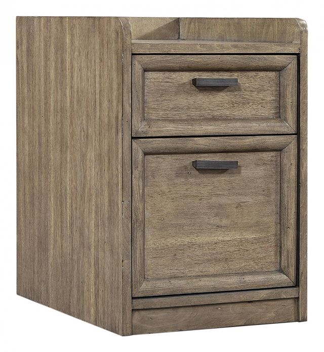 Aspenhome® Trellis Desert Brown Rolling File Cabinet-0