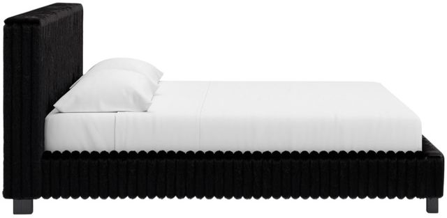 Signature Design by Ashley® Zuraleus Black King Upholstered Bed-3