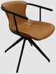 VIG Furniture Modrest Maureen Black/Camel Dining Chair-0