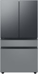 Samsung Bespoke 18" Matte Black Steel French Door Refrigerator Top Panel-1
