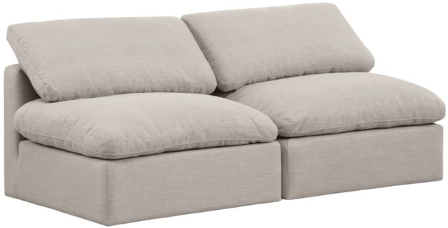Meridian Furniture Indulge 2-Piece Beige Armless Sofa-0