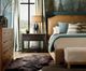 Hooker® Furniture Driftwood Burnt Timber Nightstand with Stone-1