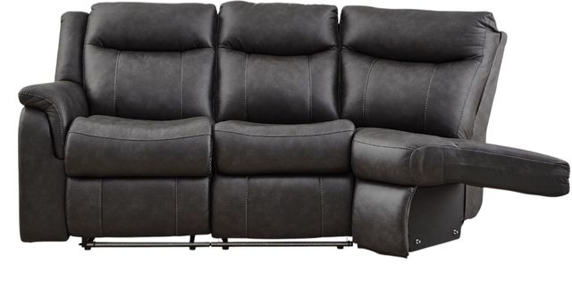 Signature Design by Ashley® Sultan Meadow 2-Piece Carbon L-Shape Manual Reclining Sectional-3
