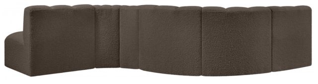Meridian Furniture Arc 6-Piece Brown Sectional-3