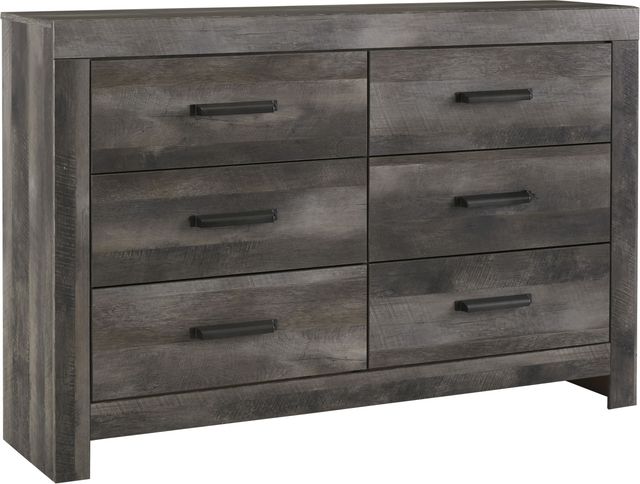 Signature Design by Ashley® Wynnlow 6-Piece Gray Queen Crossbuck Panel Bed Set-3