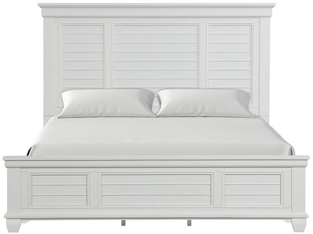 New Classic® Home Furnishings Jamestown White Queen Panel Bed-2
