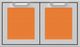 Hestan® AGAD Series 36” Citra Outdoor Double Access Doors-0