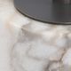 Uttermost® Brunson White Marble Drink Table with Dark Bronze Accent-5
