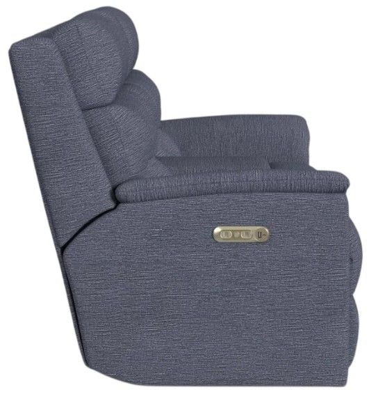 Flexsteel® Customizable Mason Power Reclining Loveseat with Console and Power Headrests-4
