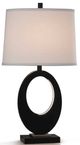 Stylecraft Fabian Black/White Table Lamp-1