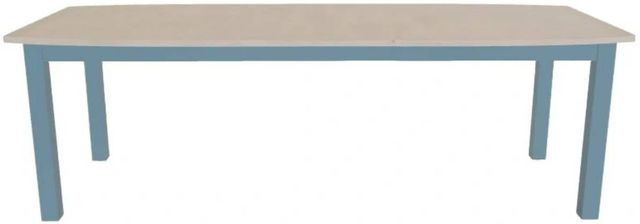 Mavin Customizable 38" x 72" Boat Extendable Dining Table with 2 Leaves-1