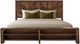 International Furniture Direct Praga Brown Queen Panel Bed-0