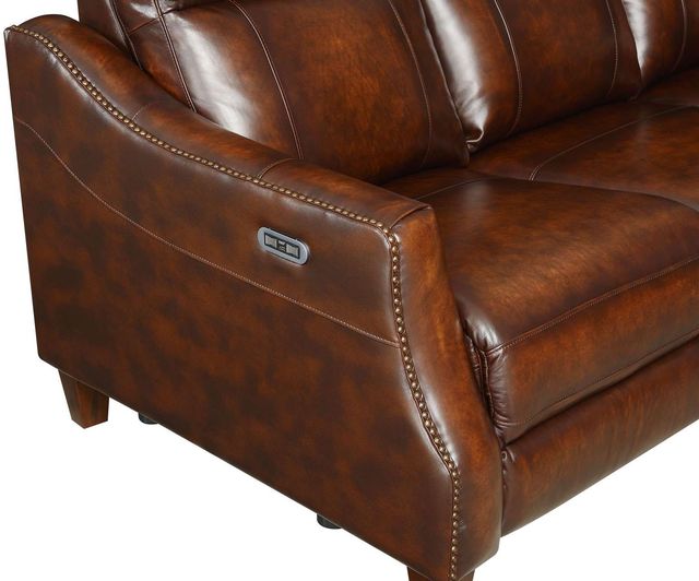 Steve Silver Co. Akari English Chestnut Dual-Power Recliner Loveseat-2