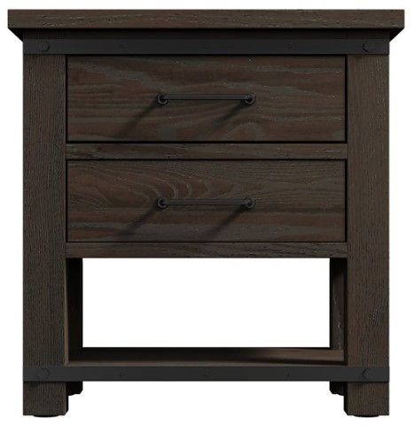 Emerald Home Newton Cocoa Brown Nightstand -2