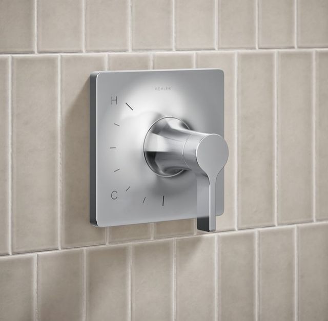 KOHLER® Venza® Rite-Temp® Polished Chrome 1.75 GPM Shower Trim Kit-3