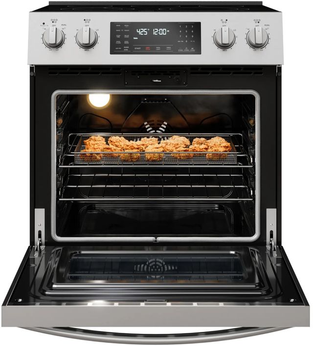 Kenmore® 30” Fingerprint Resistant Stainless Steel Front Control Slide-In Electric Range with Air Fryer  -2