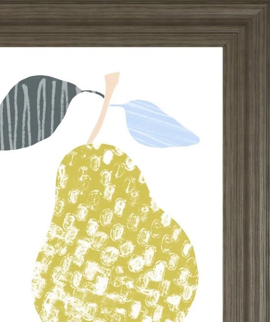 Classy Art Yellow Cut Paper Fruit I by June Erica Vess Wall Art-1
