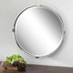 Uttermost® Tazlina Brushed Nickel Round Mirror-2