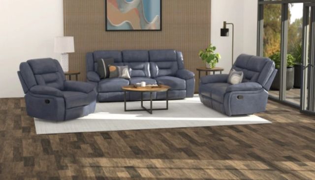 Emerald Home Declan Blue Manual Reclining Loveseat-1