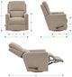 La-Z-Boy® Wynne Granite Manual Swivel Glider Recliner-2
