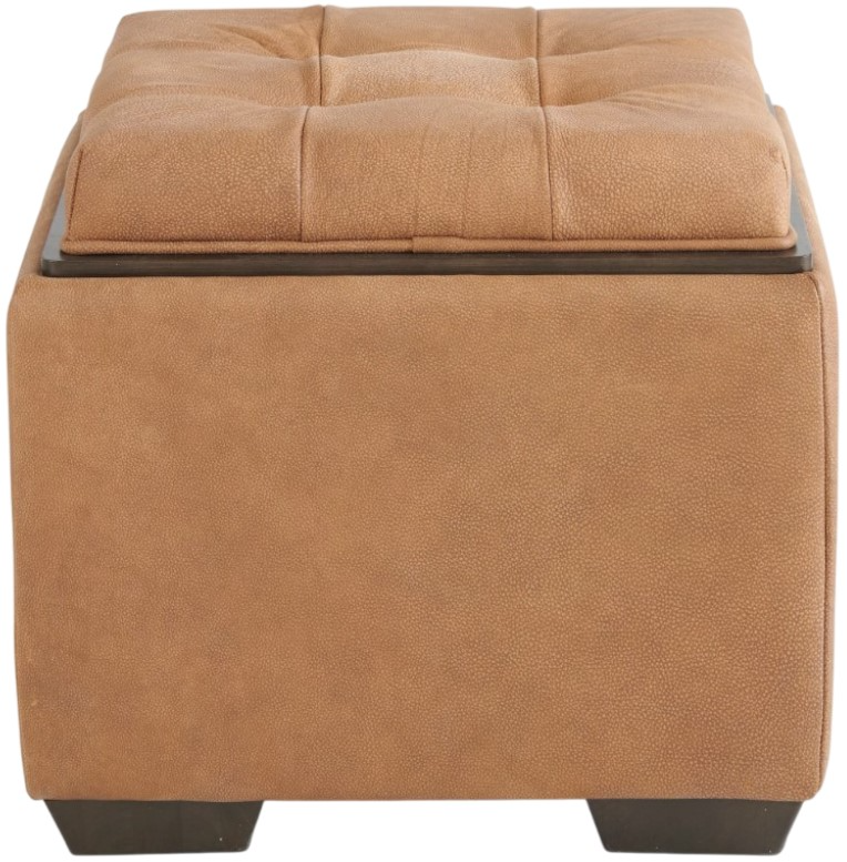 La-Z-Boy® Customizable Leo Storage Ottoman | McMasters Home Gallery
