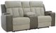 Signature Design by Ashley® Stately Check Sisal Power Reclining Loveseat with Headrest-0