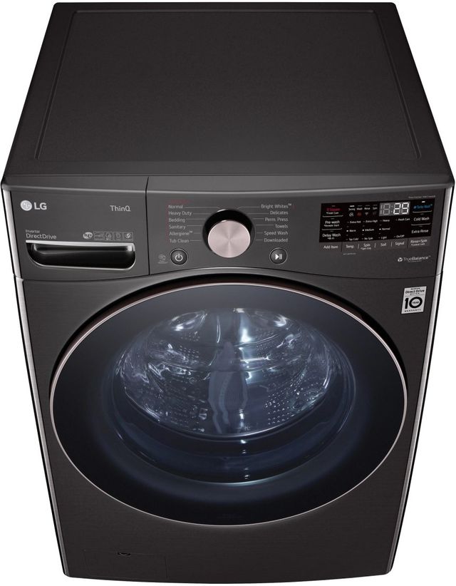 LG 4.5 Cu. Ft. Black Steel Front Load Washer-3