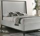 Furniture of America® Kelso Light Gray/Dark Gray King Panel Bed-2