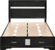 Coaster® Miranda Black Full Storage Bed-2