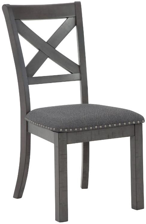 Signature Design by Ashley® Myshanna 8-Piece Gray Dining Room Set-3