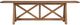Century® Grand Tour Furniture Natural Console Table-1