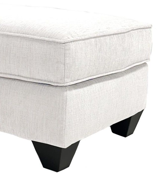 Albany Industries Clearview Cream Ottoman-1