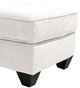 Albany Industries Clearview Cream Ottoman-1