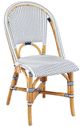 Furniture Classics Leroy Blue/Light Brown/White Dining Side Chair-0