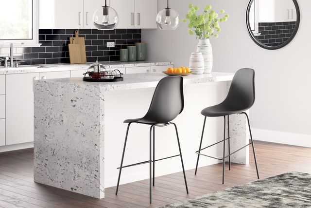 Signature Design by Ashley® Forestead Black Counter Stool-2