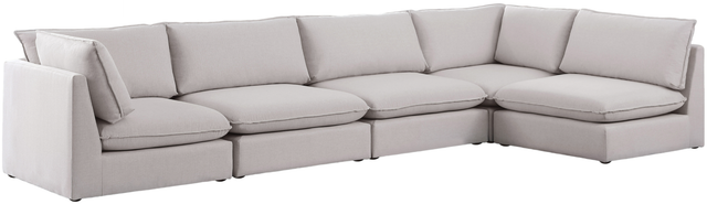 Meridian Furniture Mackenzie 5-Piece Beige Modular Sectional Set-0