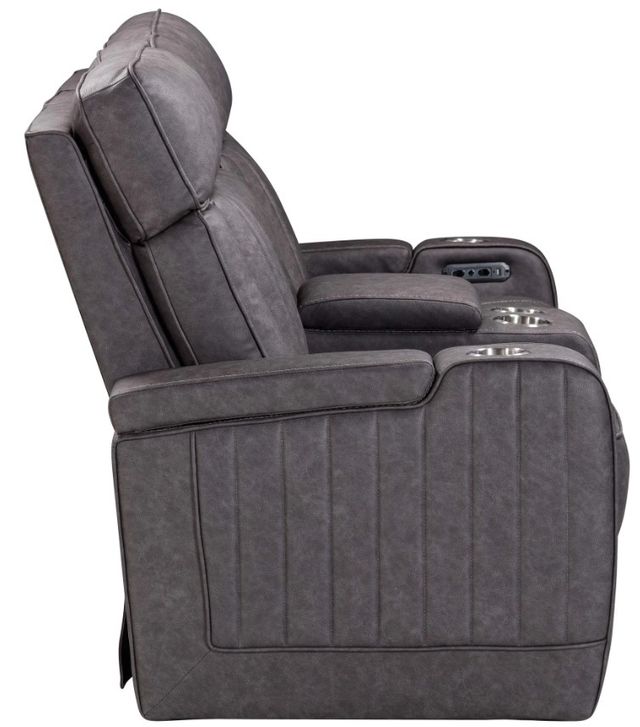 Parker House® Equinox Mercury Power Theater Reclining Loveseat with Headrest-3