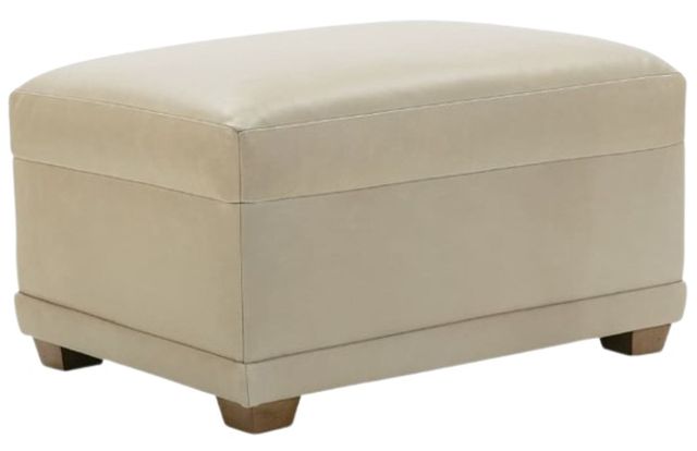 Rowe® Customizable Sylvie Leather Ottoman-0