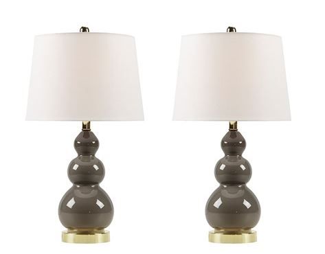 Olliix by 510 Design Covey Grey Table Lamp Set Of 2-1