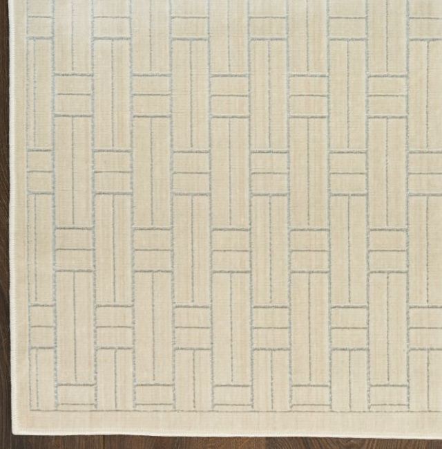 Nourison Home™ Washable Charm Ivory Modern 5'x7' Area Rug-4
