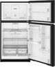 Whirlpool® 33" 21.3 Cu. Ft. Black Top Freezer Refrigerator with Total Coverage Cooling-1