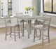 Crown Mark Lester 5-Piece Greige Counter Dining Set-1