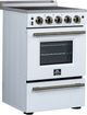 FORNO® Loiano Alta Qualita 24" White Freestanding Electric Range-1