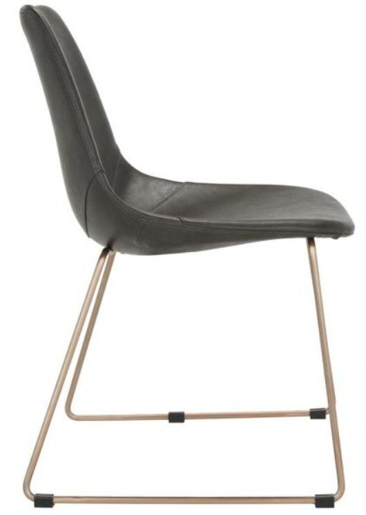Safavieh Dorian 2-Piece Copper/Gray Dining Side Chair Set-3