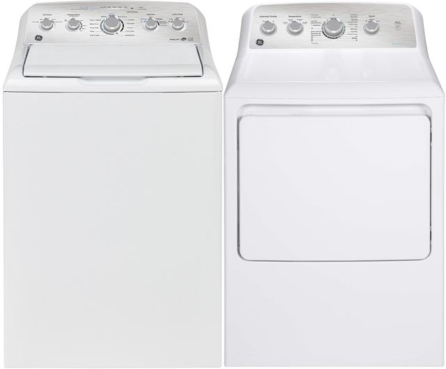 GE® White Top Load Laundry Pair
